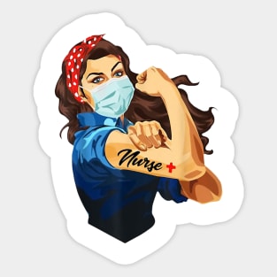 NURSE STRONG SHIRT Sticker